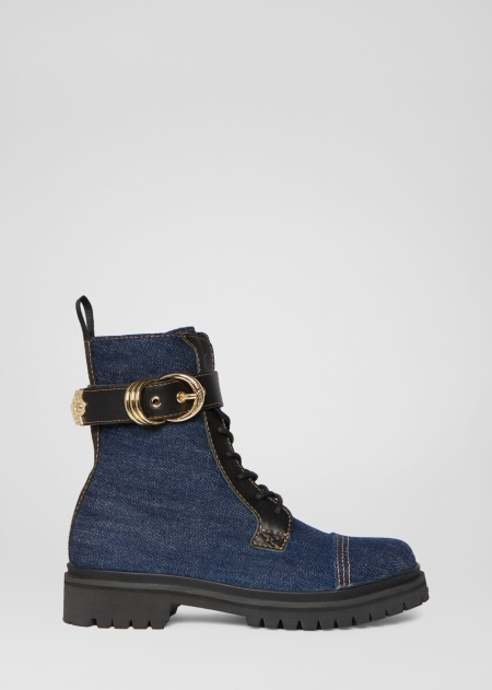 Versace Denim Stövlar Dam - 273045FSL